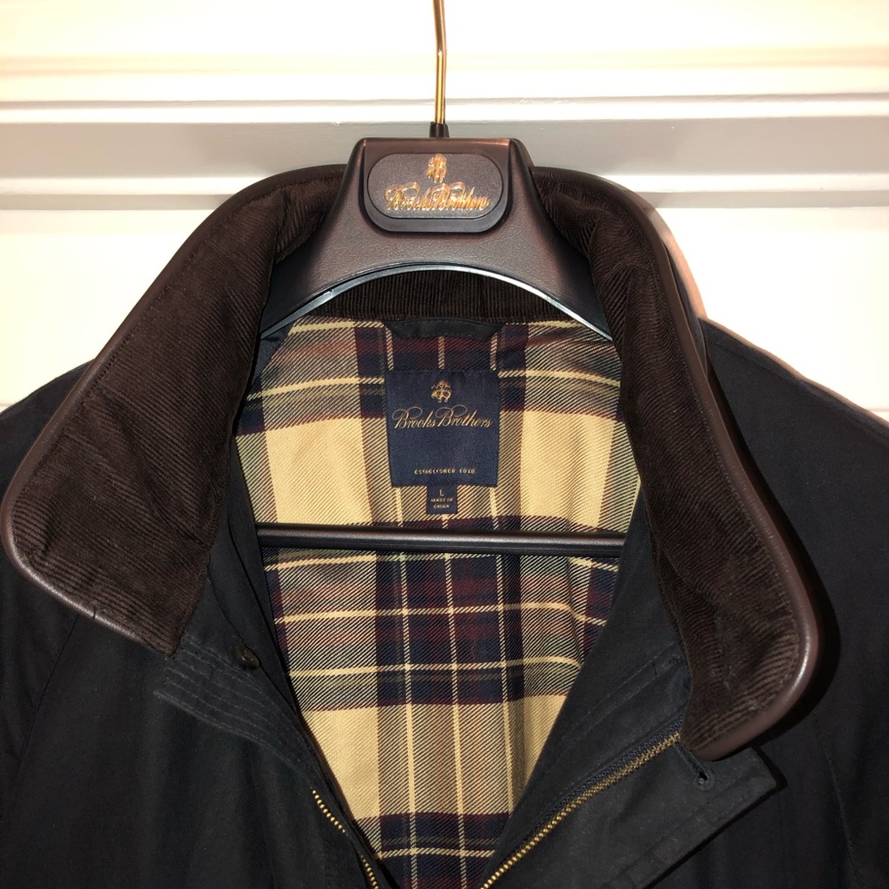 Brooks Brothers Waxed Cotton Coat